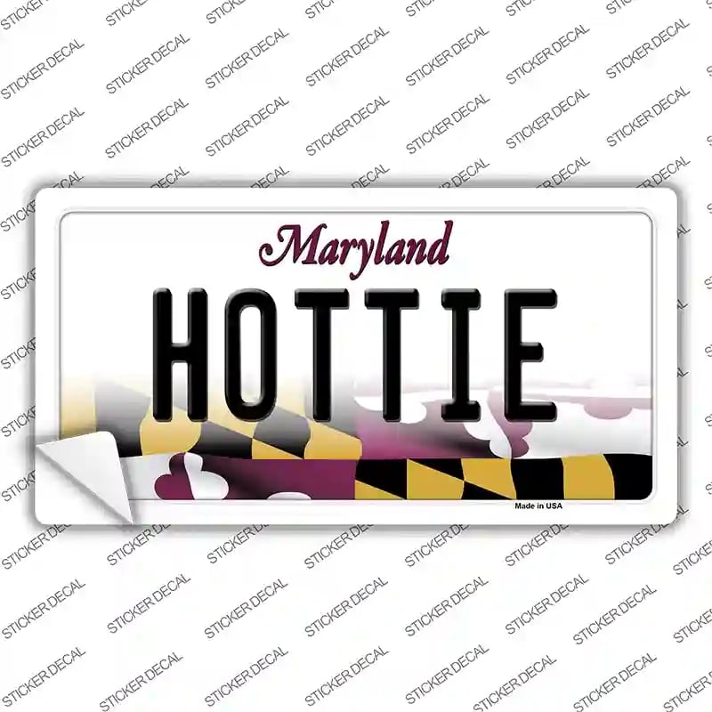 LP-10483s-S Hottie Maryland Novelty Sticker Decal, Small