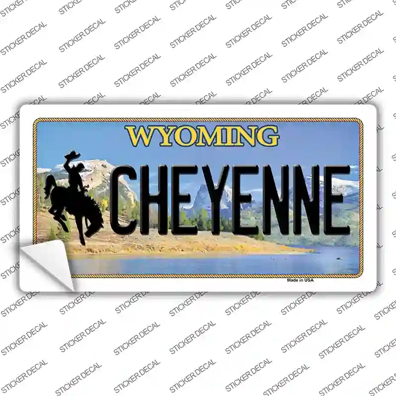 LP-10516s-XL Cheyenne Wyoming Novelty Sticker Decal, Extra Large