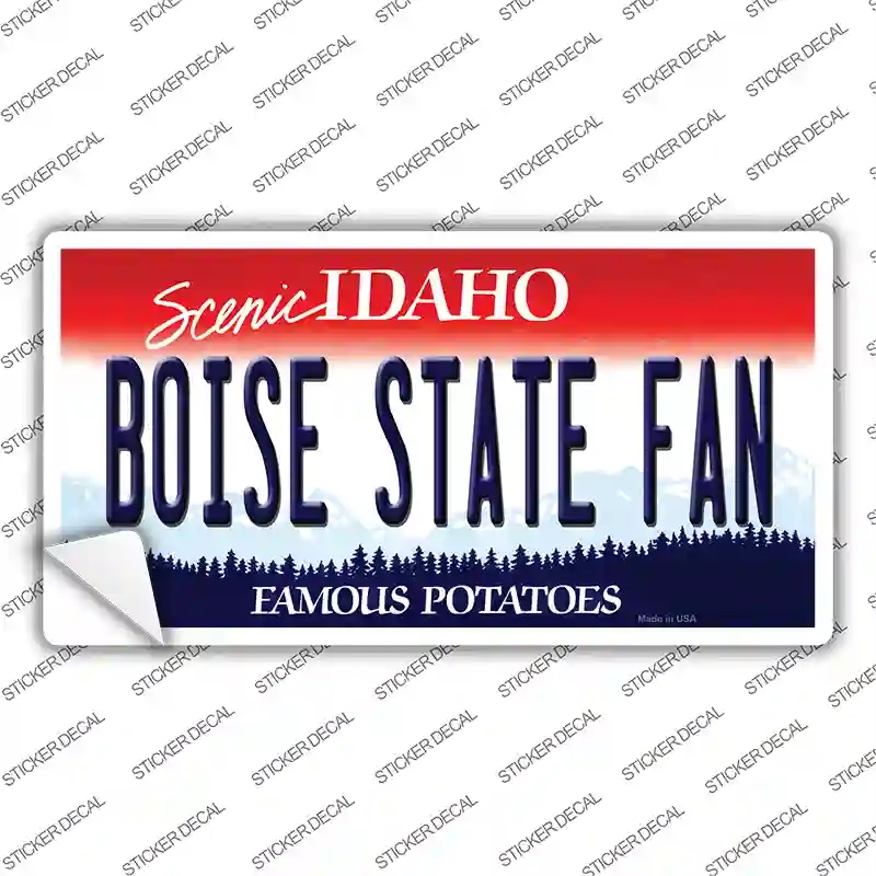 LP-12736s-L Boise State Fan Novelty Sticker Decal, Large