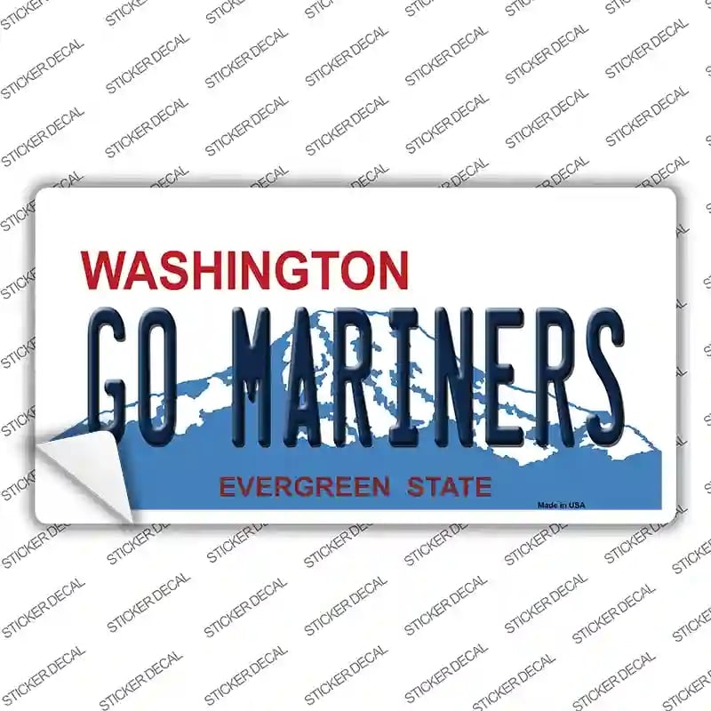 LP-13527s-XL Go Mariners Novelty Sticker Decal, Extra Large