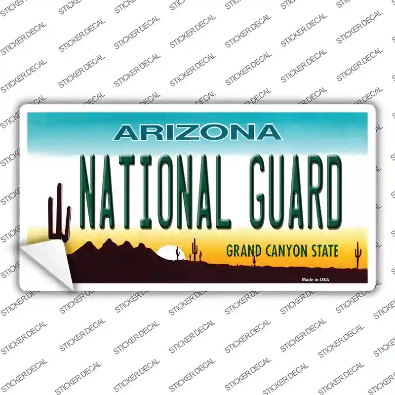 LP-13590s-S National Guard Arizona Novelty Sticker Decal, Small