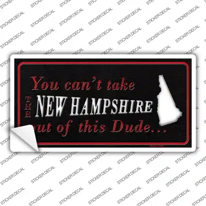 LP-11283s-S   Hampshire Dude Novelty Sticker Decal, Small