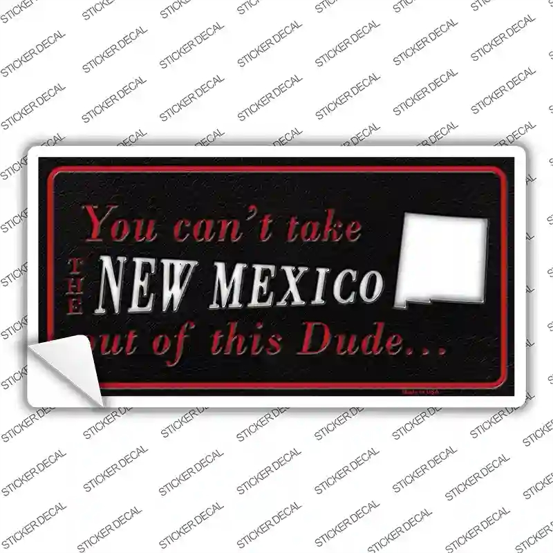 LP-11285s-S   Mexico Dude Novelty Sticker Decal, Small