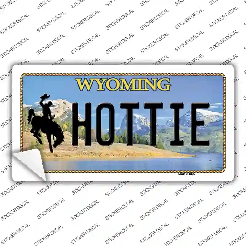 LP-10540s-S Hottie Wyoming Novelty Sticker Decal, Small