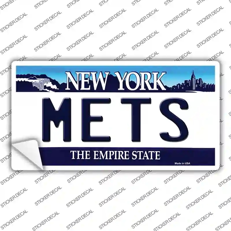 LP-2088s-XL Mets   York State Novelty Sticker Decal, Extra Large