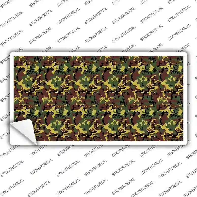LP-2197s-S Camouflage Novelty Sticker Decal, Small