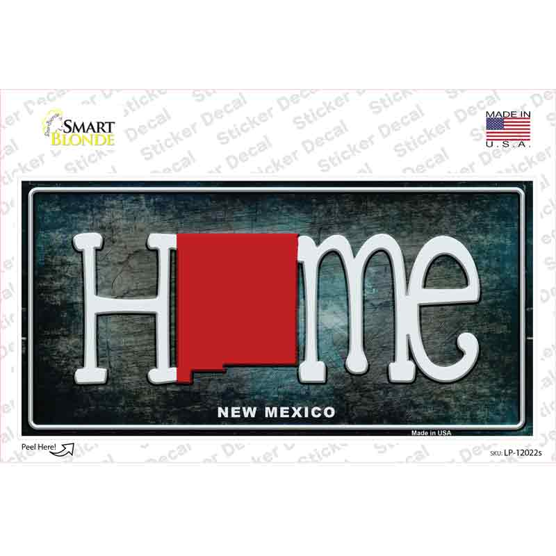 LP-12022s-M   Mexico Home State Outline Novelty Sticker Decal, Medium