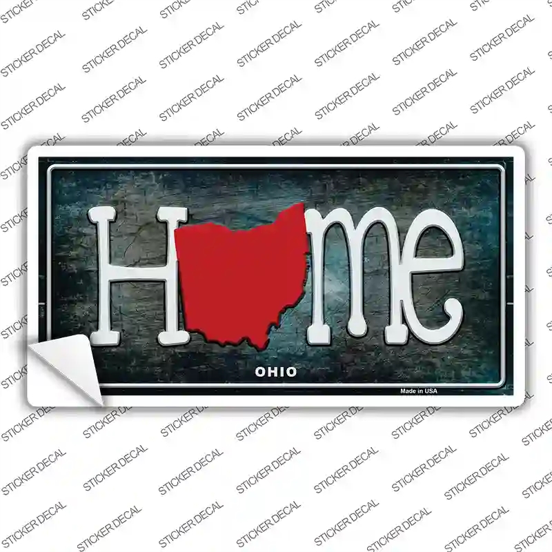LP-12026s-S Ohio Home State Outline Novelty Sticker Decal, Small