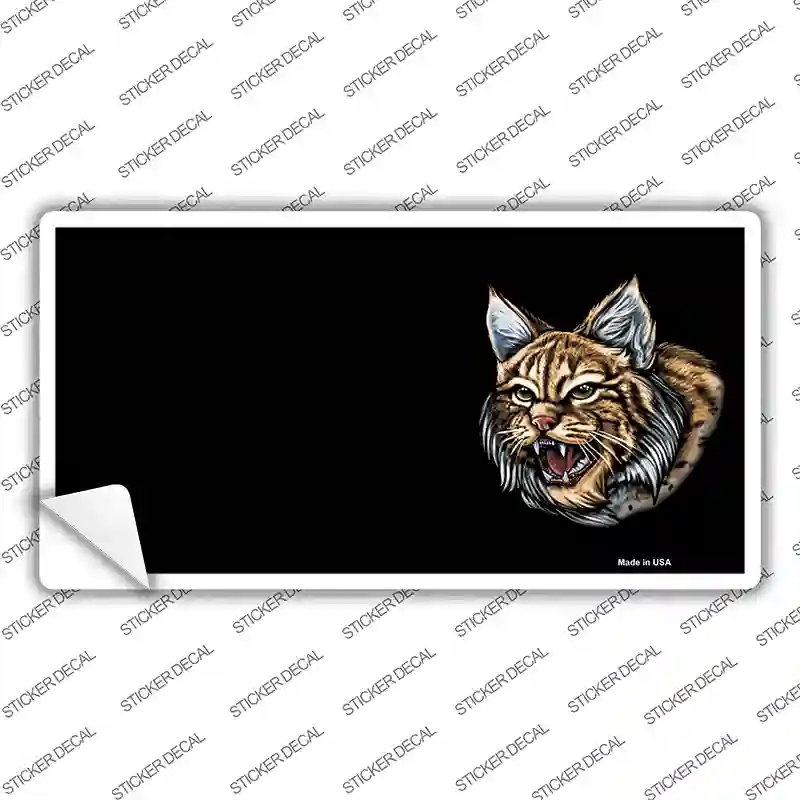 LP-3772s-XL Bobcat Offset Novelty Sticker Decal, Extra Large