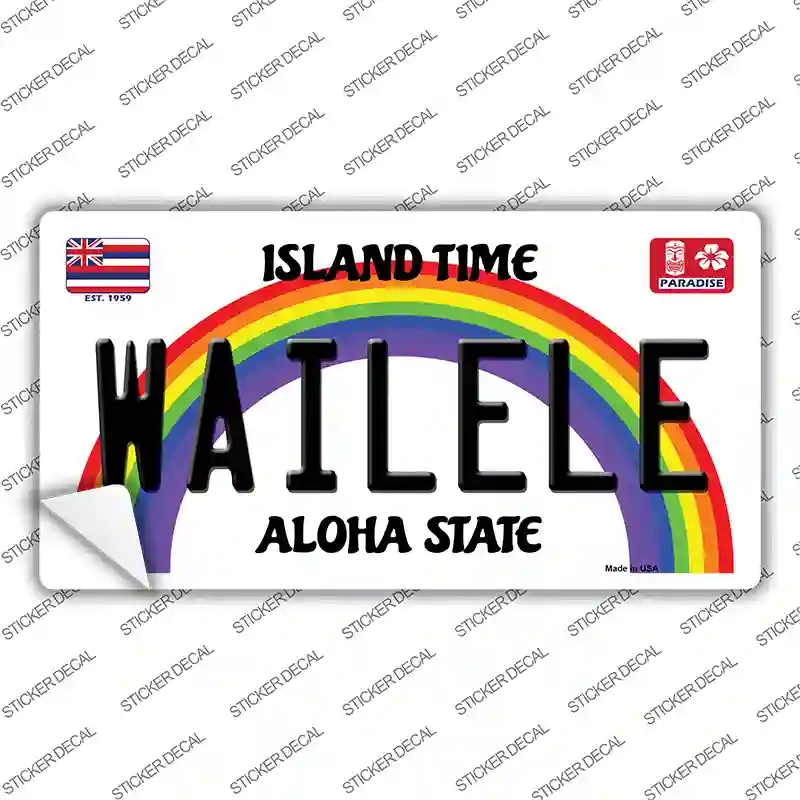 LP-12564s-L Wailele Hawaii Novelty Sticker Decal, Large