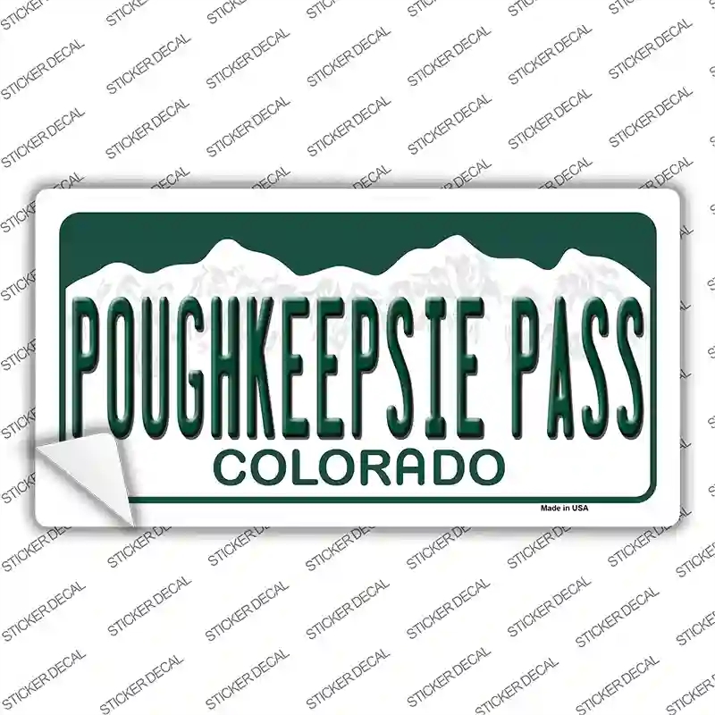 LP-12153s-L Poughkeepsie Pass Colorado Novelty Sticker Decal, Large