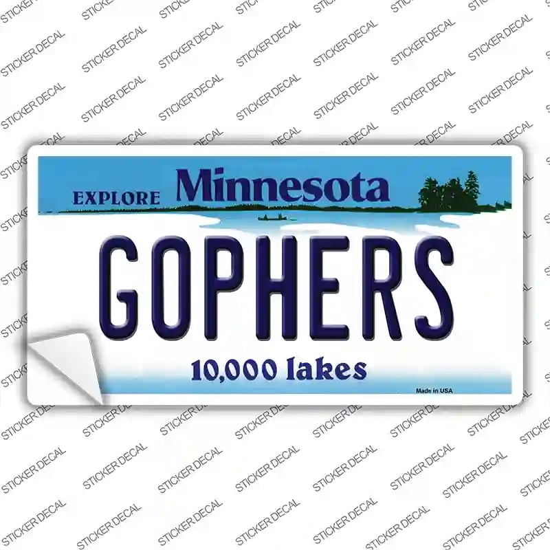 LP-11053s-S Gophers Minnesota State Novelty Sticker Decal, Small