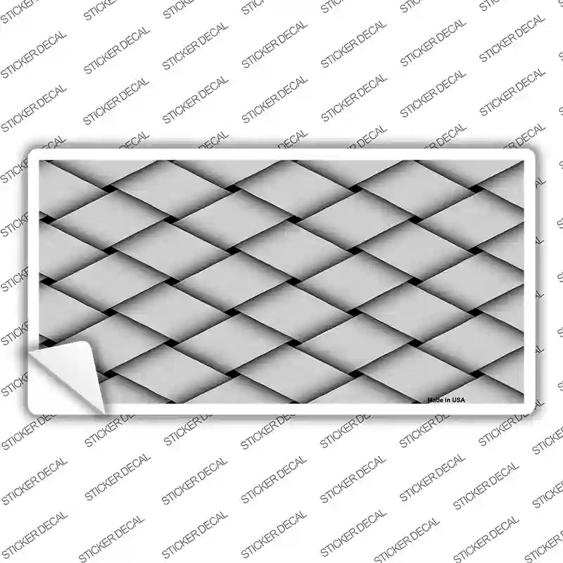 LP-5086s-S Weave Customizable Novelty Sticker Decal, Small