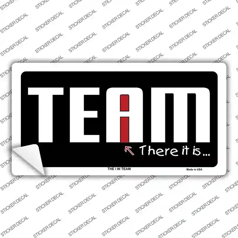LP-5127s-S I in Team Novelty Sticker Decal, Small