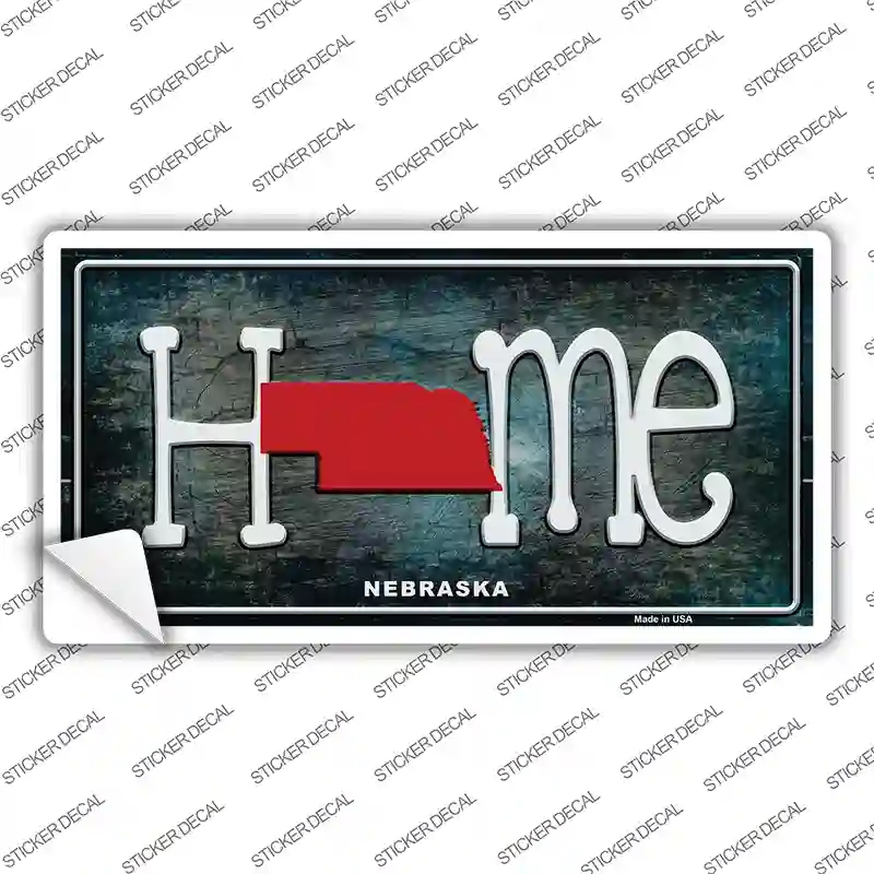 LP-12018s-XL Nebraska Home State Outline Novelty Sticker Decal, Extra Large