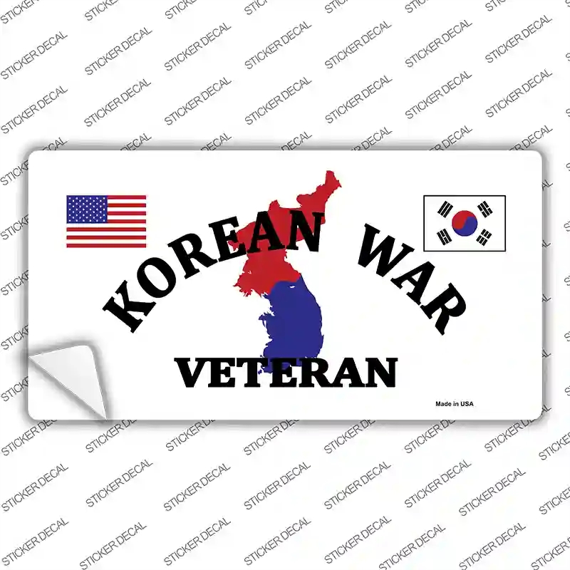 LP-5213s-XL Korean War Veteran Novelty Sticker Decal, Extra Large