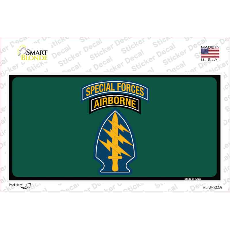LP-5223s-M Special Forces Novelty Sticker Decal, Medium