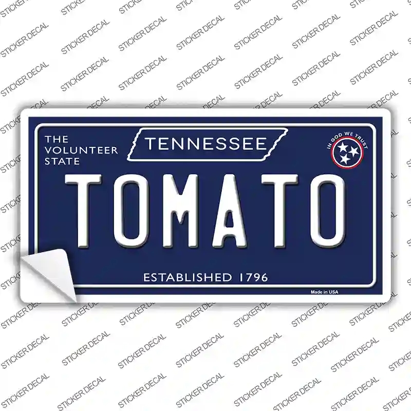 LP-13894s-XL Tomato Tennessee Blue Novelty Sticker Decal, Extra Large