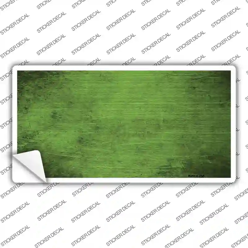 LP-6910s-S Lime Green Oil Rubbed Solid Novelty Sticker Decal, Small
