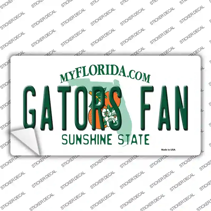 LP-12708s-S Gators Fan Novelty Sticker Decal, Small