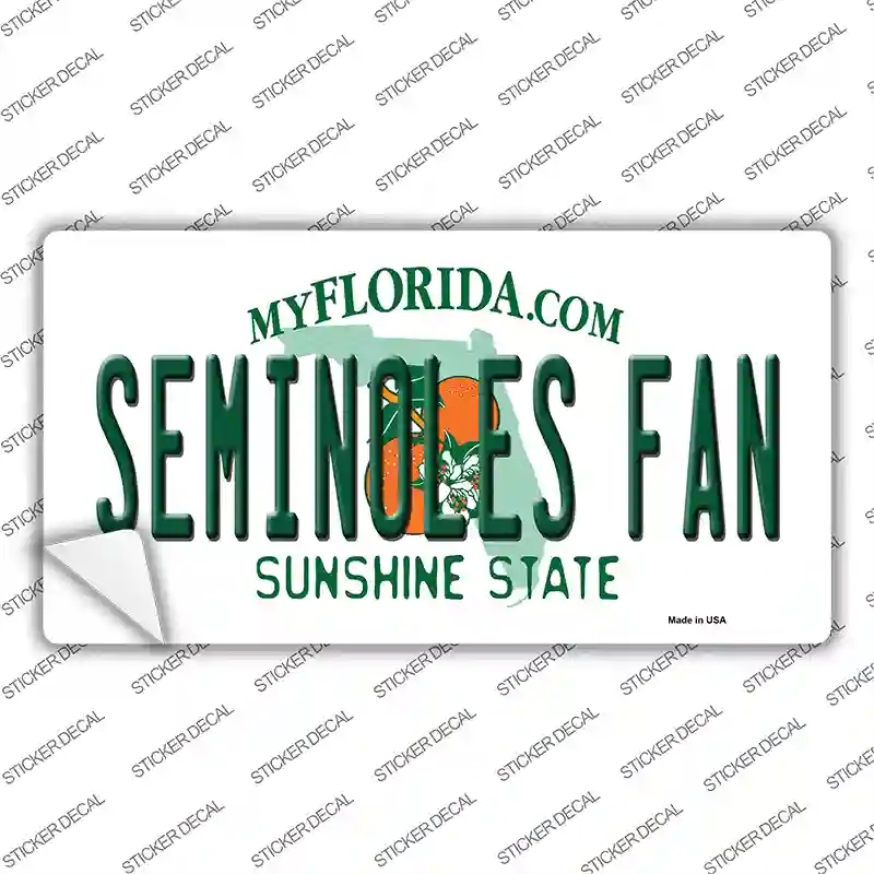 LP-12713s-S Seminoles Fan Novelty Sticker Decal, Small