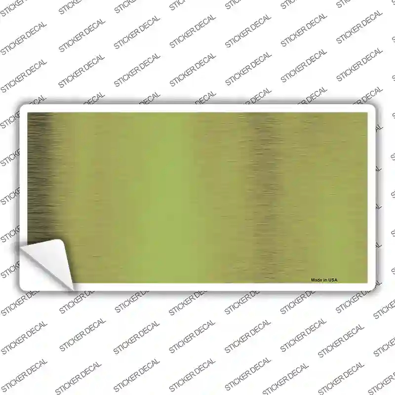 LPC-1010s-L Lime Green Metallic Solid Novelty Sticker Decal, Large