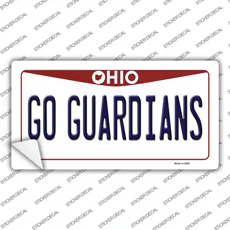 LP-13870s-XL Go Guardians Ohio Novelty Sticker Decal, Extra Large