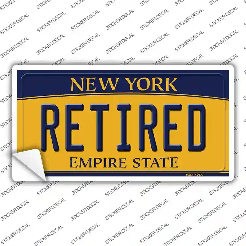 LP-8992s-L Retired   York Novelty Sticker Decal, Large