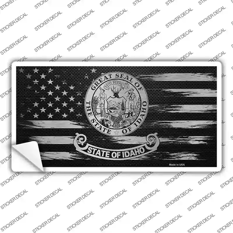 LPC-1104s-XL Idaho Carbon Fiber Novelty Sticker Decal, Extra Large
