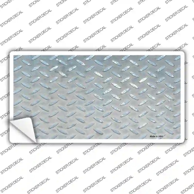 LP-3354s-S Silver Toolbox Diamond Novelty Sticker Decal, Small