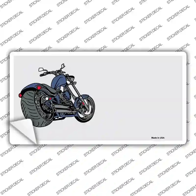 LP-3476s-S Motorcycle Offset Novelty Sticker Decal, Small