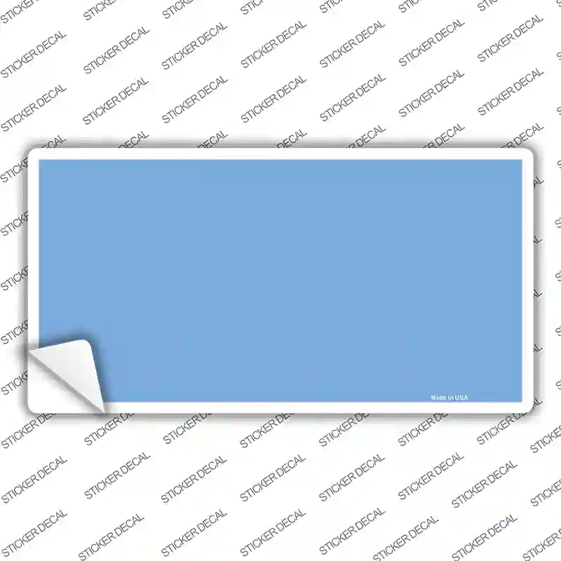LP-2361s-XL Baby Blue Solid Novelty Sticker Decal, Extra Large
