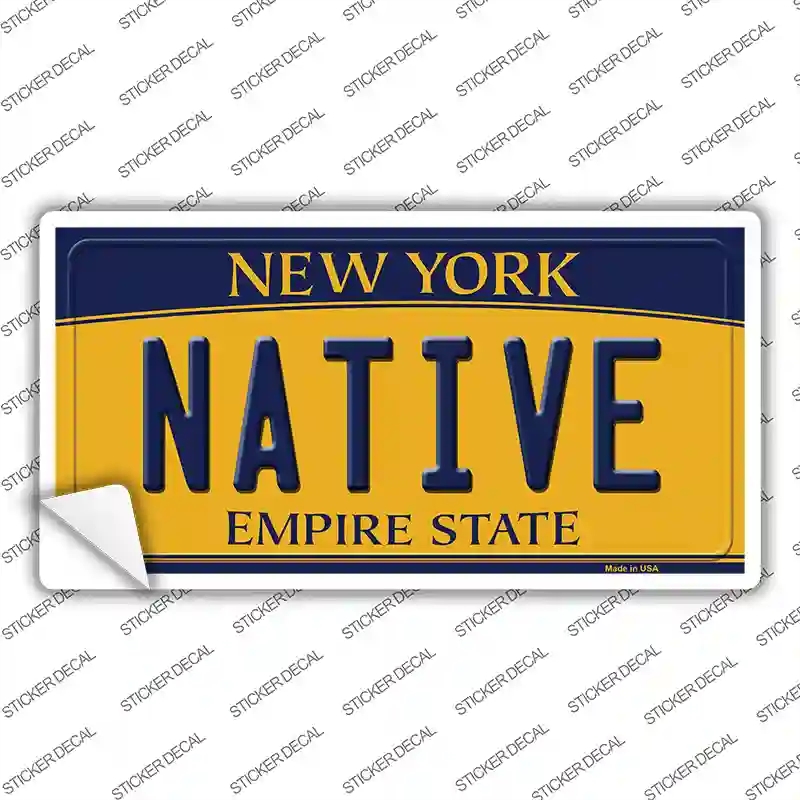 LP-8993s-S Native   York Novelty Sticker Decal, Small