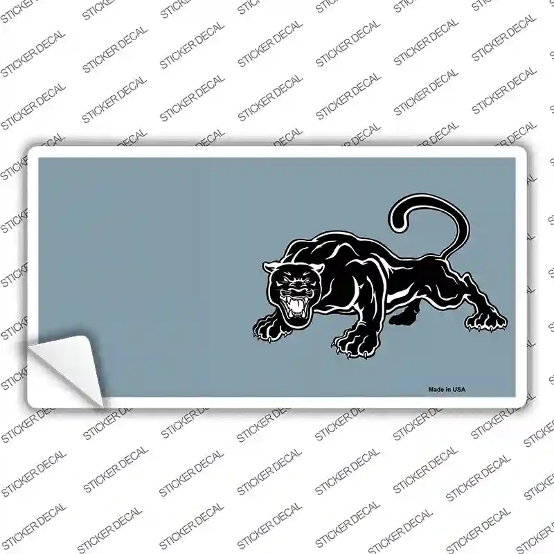 LP-3543s-S Black Panther Offset Novelty Sticker Decal, Small