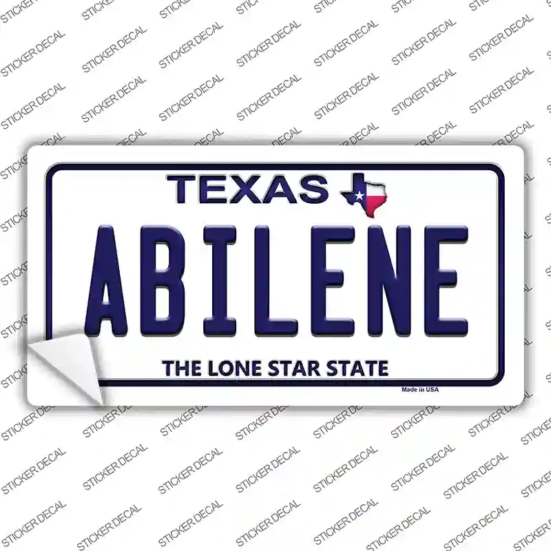 LP-9381s-L Abilene Texas Novelty Sticker Decal, Large