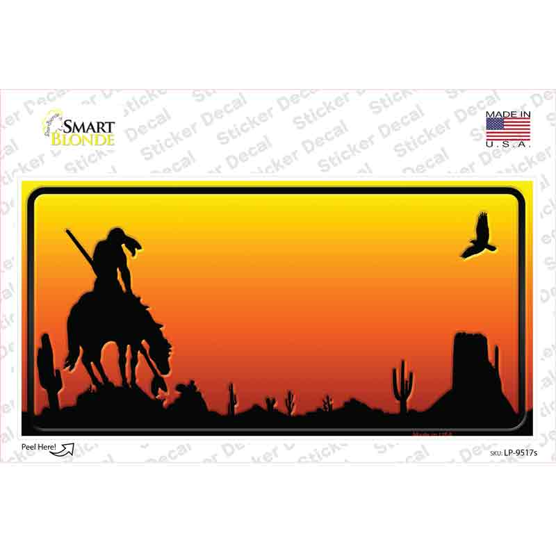 LP-9517s-M End Trail Blank Scenic Novelty Sticker Decal, Medium