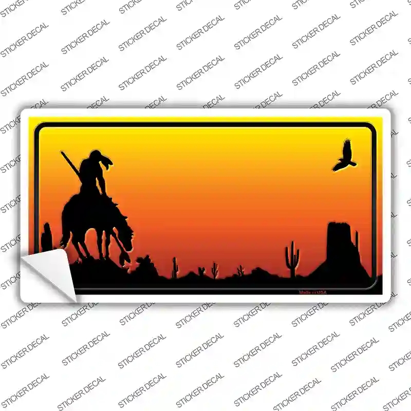 LP-9517s-S End Trail Blank Scenic Novelty Sticker Decal, Small