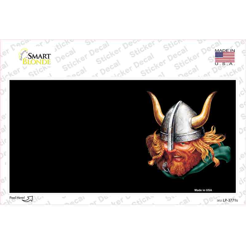 LP-3771s-M Warrior Offset Novelty Sticker Decal, Medium