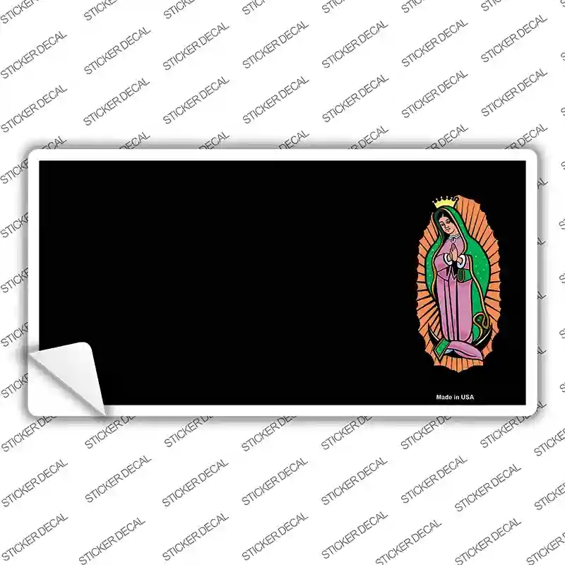LP-3807s-S Virgin Mary Offset Novelty Sticker Decal, Small