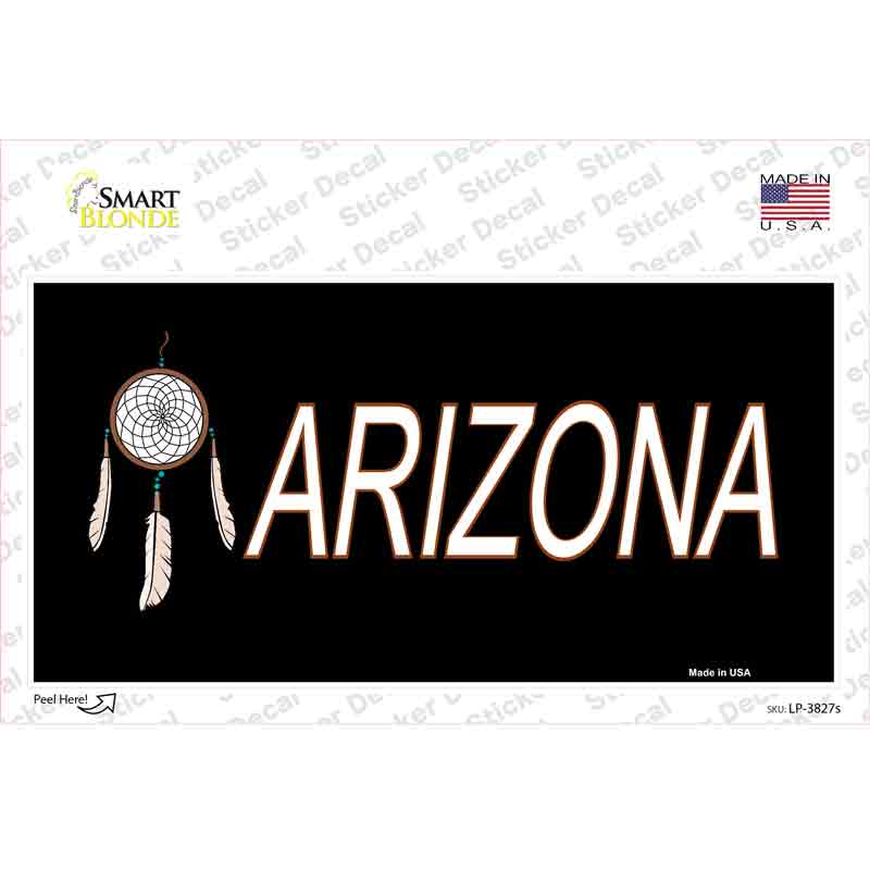 LP-3827s-M Dreamweaver Offset Arizona Novelty Sticker Decal, Medium