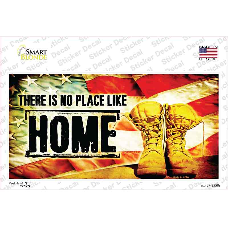 LP-8558s-M There is No Place Like Home Novelty Sticker Decal, Medium