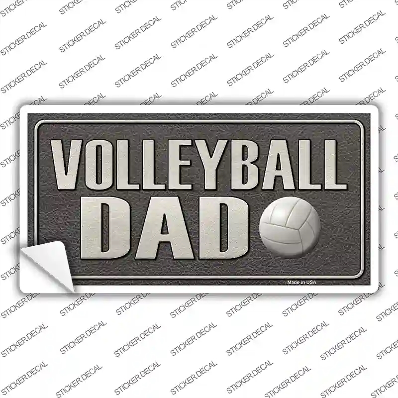 LP-8564s-XL Volleyball Dad Novelty Sticker Decal, Extra Large
