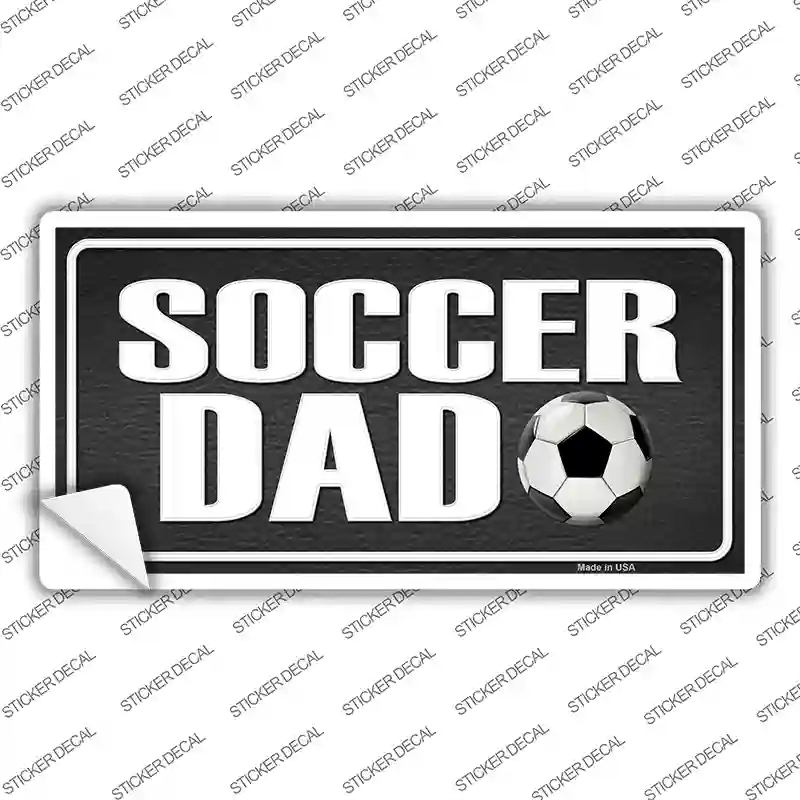 LP-8566s-S Soccer Dad Novelty Sticker Decal, Small