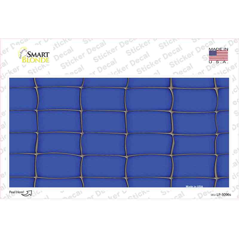 LP-5096s-M Web Blue Novelty Sticker Decal, Medium