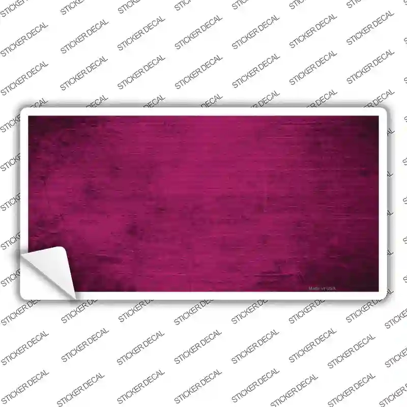 LP-6900s-XL Pink Oil Rubbed Solid Novelty Sticker Decal, Extra Large