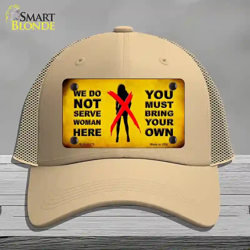 HAT15-MLP-11879 Bring Your Own Novelty License Plate Hat, Mesh - Khaki