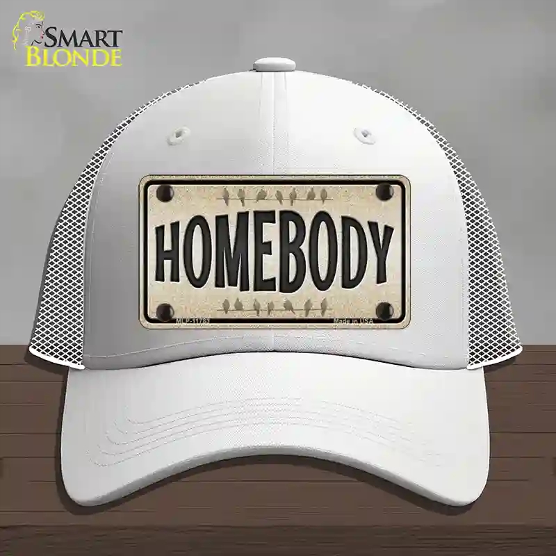 HAT19-MLP-11783 Homebody Novelty License Plate Hat, Mesh - White