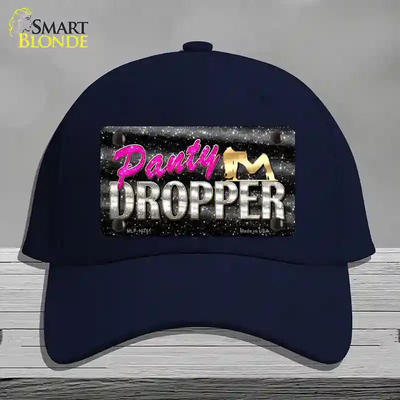 HAT20-MLP-10751 Panty Dropper Novelty License Plate Hat, Cotton - Navy