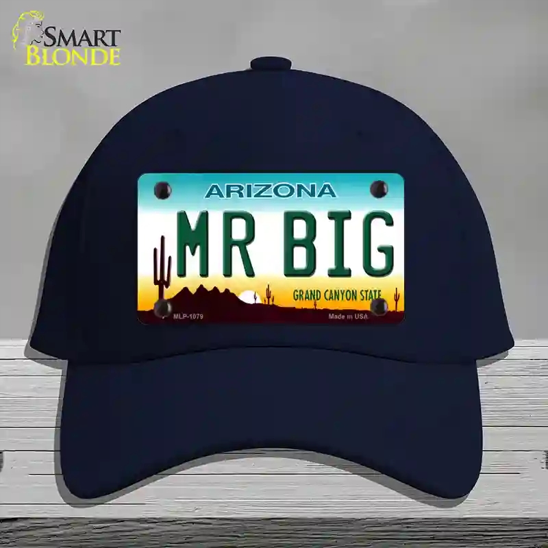 HAT20-MLP-1079 Mr. Big Arizona Novelty License Plate Hat, Cotton - Navy