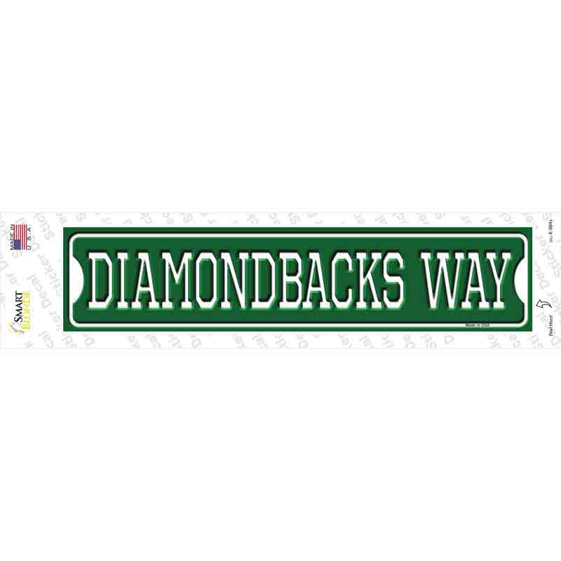 K-984s-M Diamondbacks Way Novelty Narrow Sticker Decal, Medium